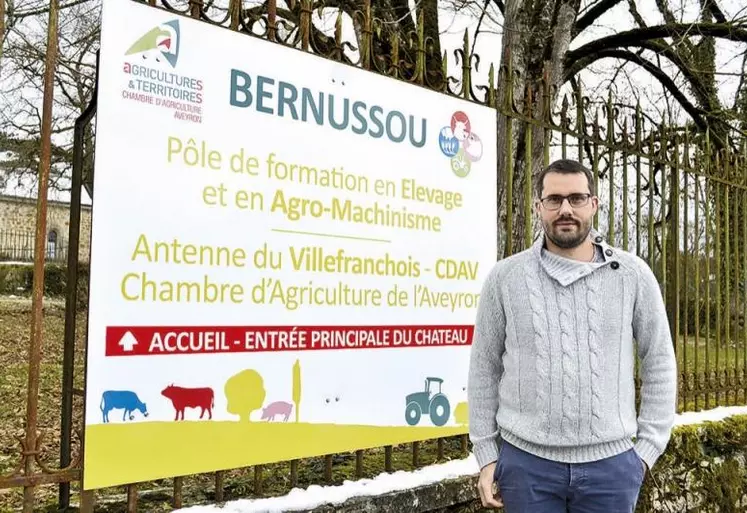 Simon Leroux est le nouveau responsable pédagogique du parcours porcin.