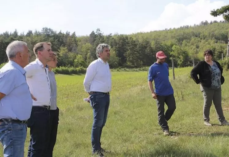 Vendredi 13 mai, Vincent Labarthe, vice-président de la région Occitanie en charge de l'agriculture et de l'enseignement agricole, était invité en Lozère par la chambre d'agriculture.