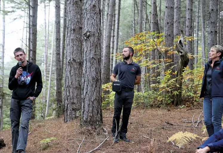 Jeudi 27 octobre, le CRPF du Gard et de la Lozère a organisé une après-midi, à Ponteils-et-Brésis, sur le sujet des « pins en Cévennes : ennemis ou alliés ? ».