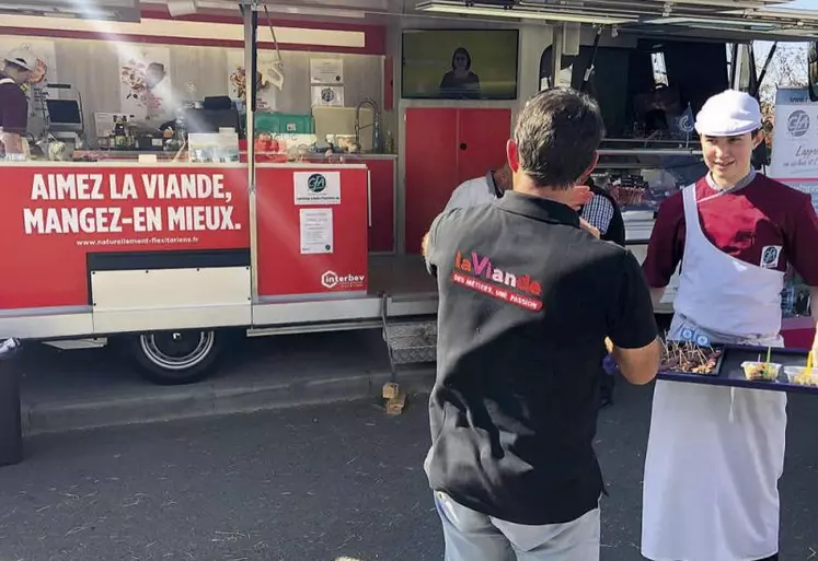Le food-truck d’Interbev Auvergne-Rhône-Alpes passera par la Haute-Loire.