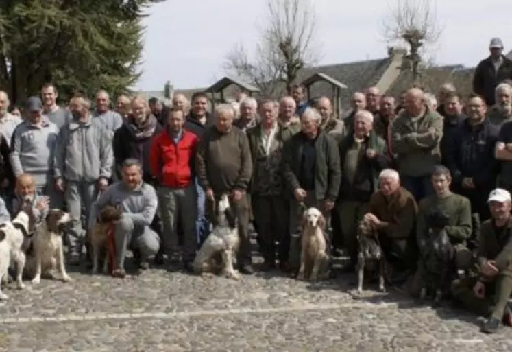 Au total, 96 participants et une trentaine de chiens d’arrêt.