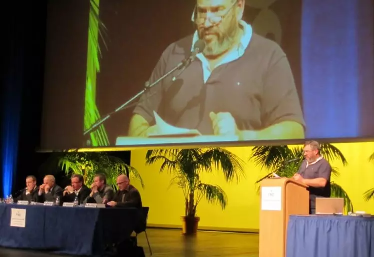 Nicolas Lassalle, représentant de la région Midi au congrès de la FNB.