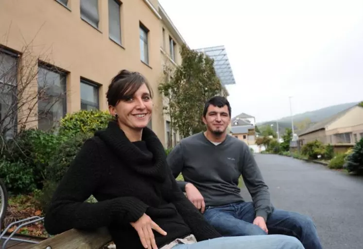 Agathe Bodo et Thibault Valentin étaient tous les deux salariés avant d’intégrer le brevet professionnel responsable d’exploitation agricole (BPREA).