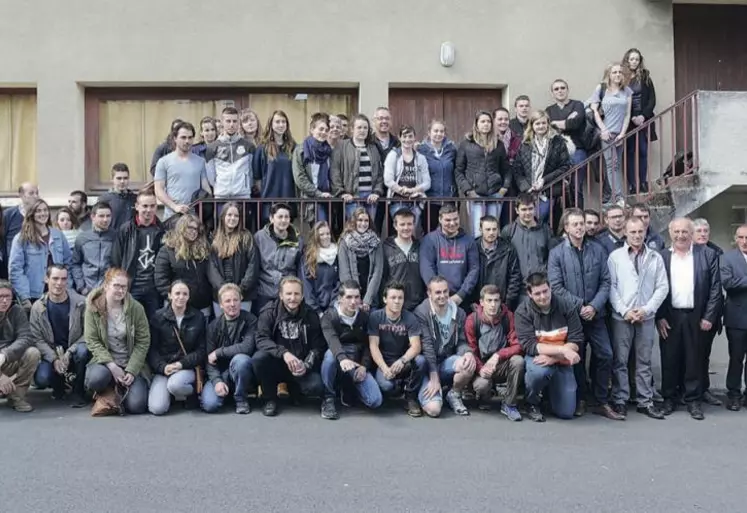 Près de 110 élèves des lycées agricoles du département ont participé à la journée installation.