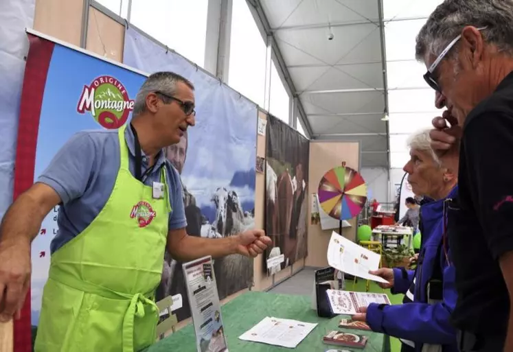 Origine Montagne participe à de nombreux évènements grand public pour promouvoir ses produits.