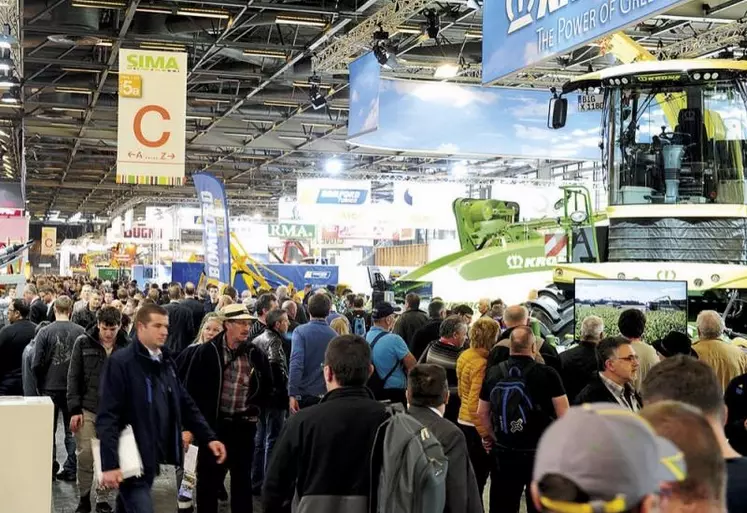 Le Sima, Salon international du machinisme agricole, s'affiche pour ses cent ans comme le Salon des solutions et technologies pour une agriculture performante et durable (Sima). Il s'est tenu du 6 au 10 novembre à Villepinte, Paris.