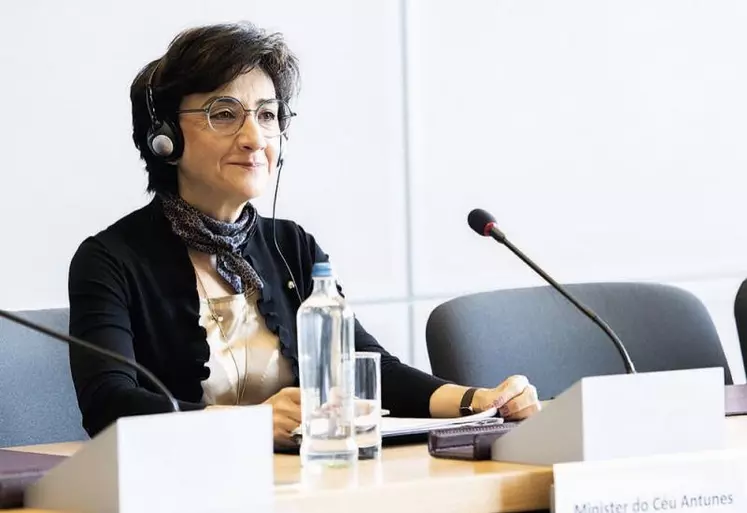 Maria Do Céu Antunes, ministre portugaise de l'agriculture, à la Commission européenne.