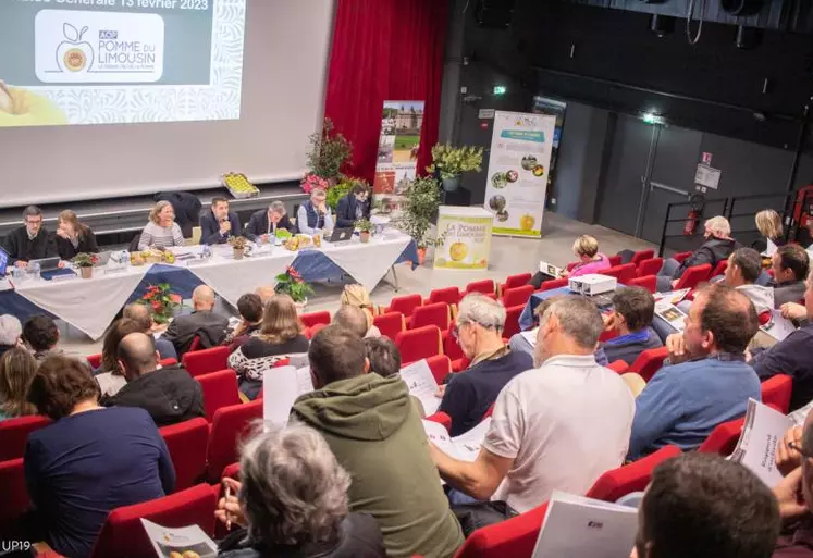Les arboriculteurs-pomiculteurs de la Corrèze, de la Dordogne, de Creuse et de la Haute-Vienne, adhérents à l'AOP, sont venus écouter les dernières nouvelles de la filière.