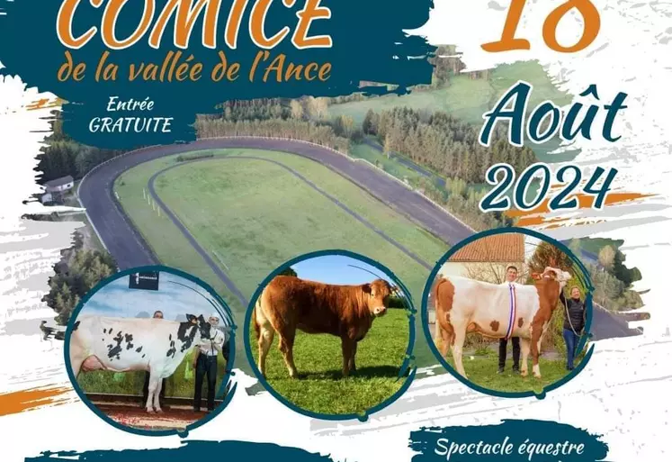 Affiche comice vallée de l'Ance