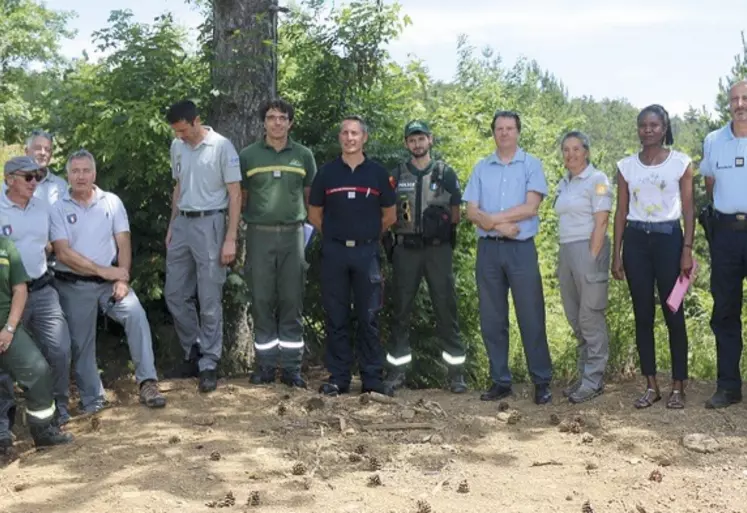 La collaboration inter-services placée sous l'autorité de la sous-préfète Valérie Fuscien