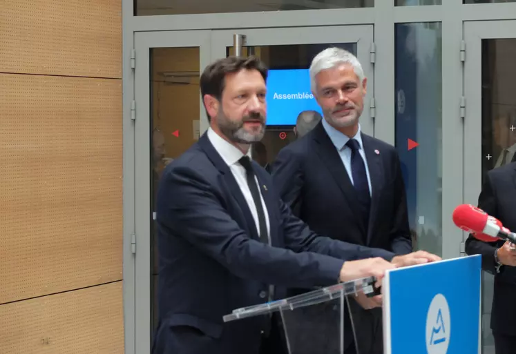 Fabrice Panneckouke a été élu président du Conseil régional d'Auvergne Rhône-Alpes. Il succède à Laurent Wauquiez.