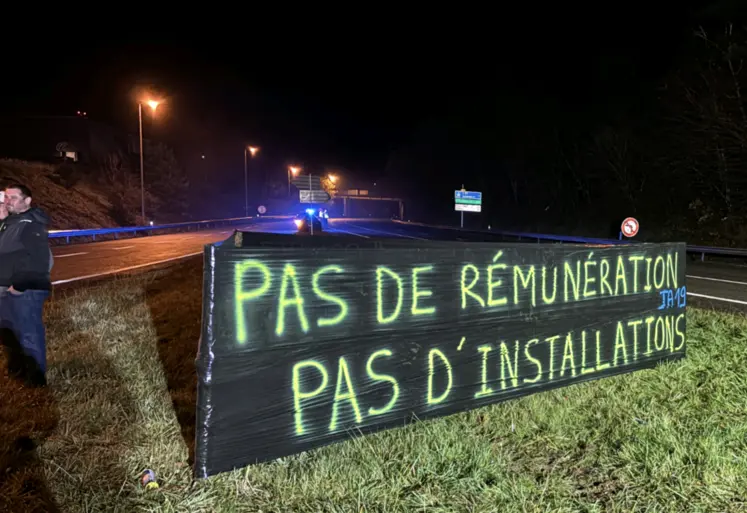 manifestation JA pour la loi EGAlim