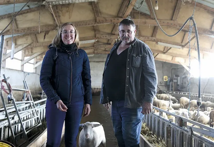 Aurélie Bruel s'est installée comme éleveuse ovine pour Élovel