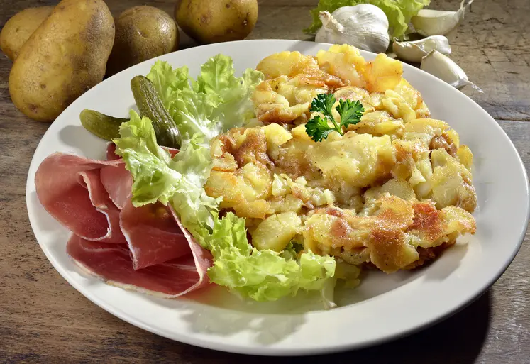 assiette de truffade