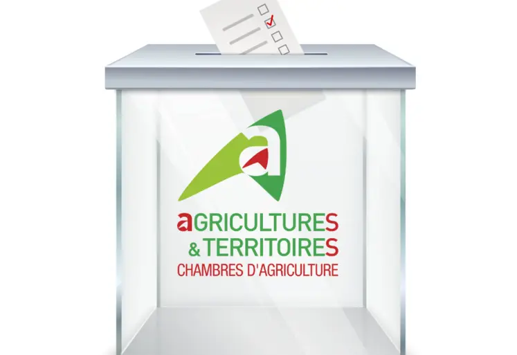 urne avec logo chambre d'agriculture