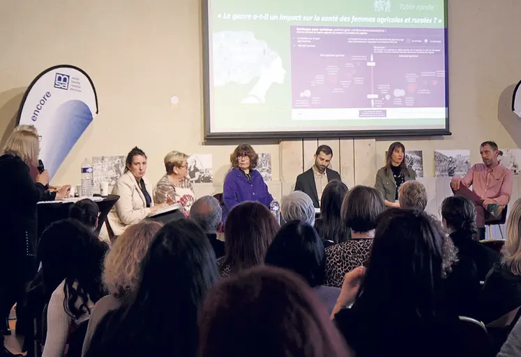 L'une des tables rondes du matin pour parler de la place des femmes en agriculture