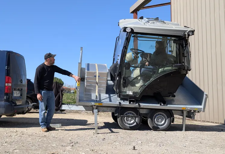 simulateur renversement tracteur MSA auvergne sécurité