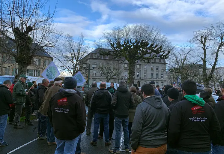 En décembre dernier à Guéret.