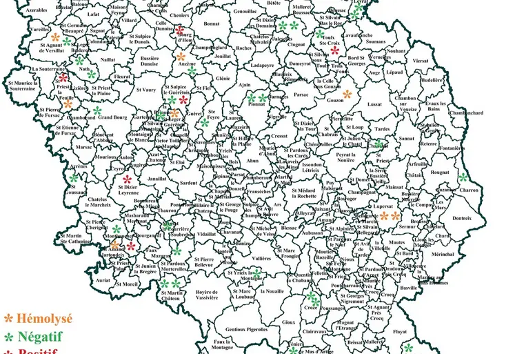 La brucellose porcine est endémique dans la population de sangliers creusois. Cela constitue une menace pour les élevages de suidés plein air, comme le démontre la contamination d’un élevage du 87.