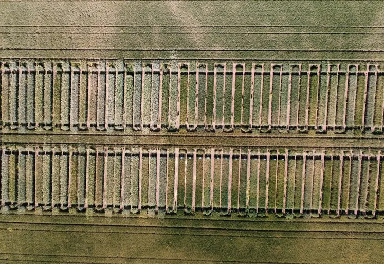 Vue de drone de la plateforme ACM installée à Vernassal.