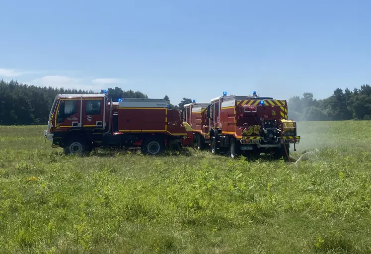 camions SDIS 63 exercice 