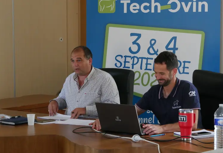 Guillaume Metz, président de Tech-Ovin et Nicolas Faurie, directeur