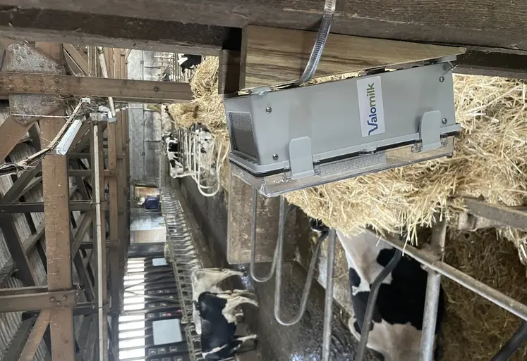 Actuellement, des capteurs d'ambiance ont été installés dans 5 bâtiments d'élevage laitier en Haute-Loire.