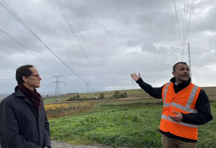 le délégué régional RTE relate au Préfet les travaux sur le réseaux électrique
