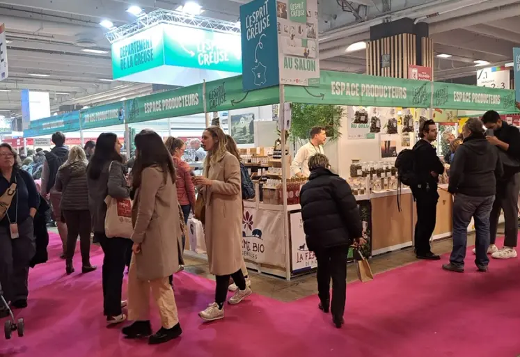 Stand de la Creuse au Salon de l'Agriculture