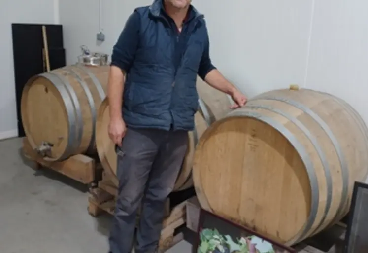 le vigneron Cédric Bonvin, de Montord