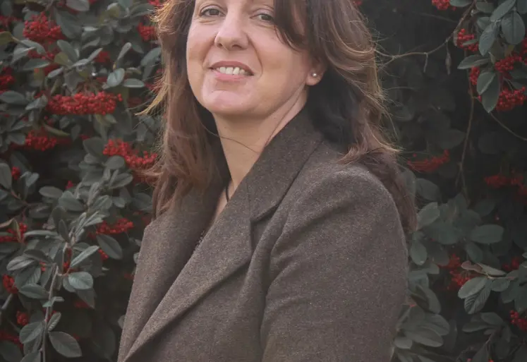 Isabelle Bidet, agricultrice et élue à Voussac, dans l'Allier.