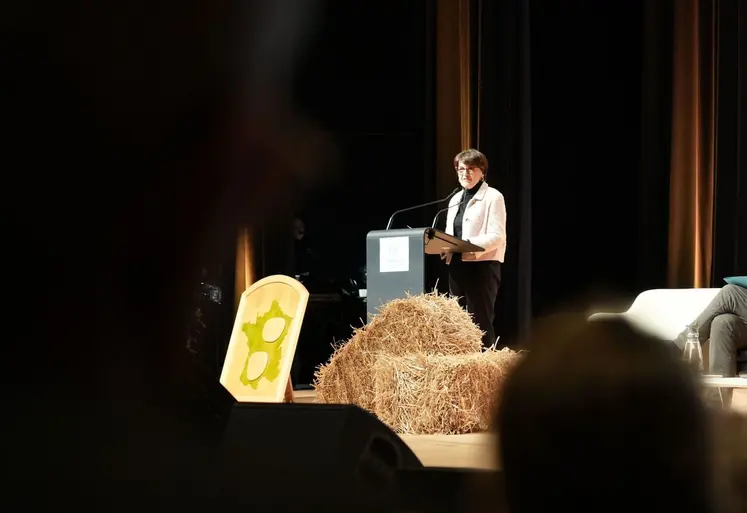 En amont de sa venue au congrès de la FNB, jeudi, la ministre de l'Agriculture a détaillé devant la presse les mesures du budget agricole.