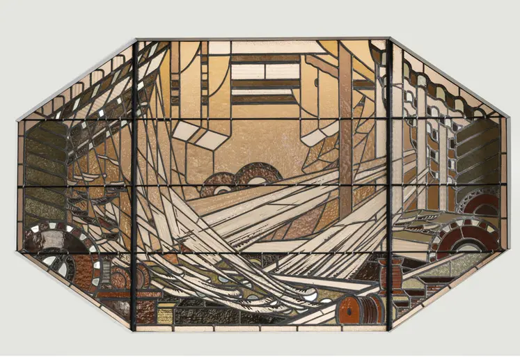 La Tapisserie, vitrail de Francis Chigot