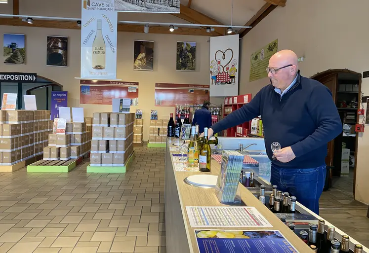 Pierre-Étienne Seguin, directeur de la Cave de Saint-Pourçain