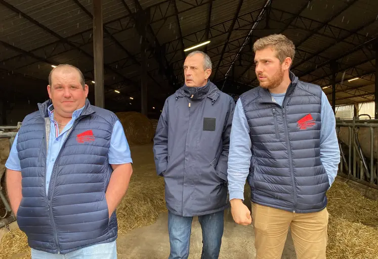 visite exploitation Julien Labouesse JA 03 sous-préfet Montluçon