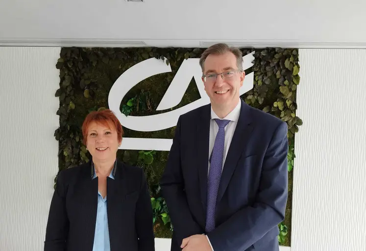 Chantal Debost, présidente du CACF et Frédéric Baraut, directeur général ont dressé le bilan d'activité de la banque, à la veille de l'assemblée générale. 
