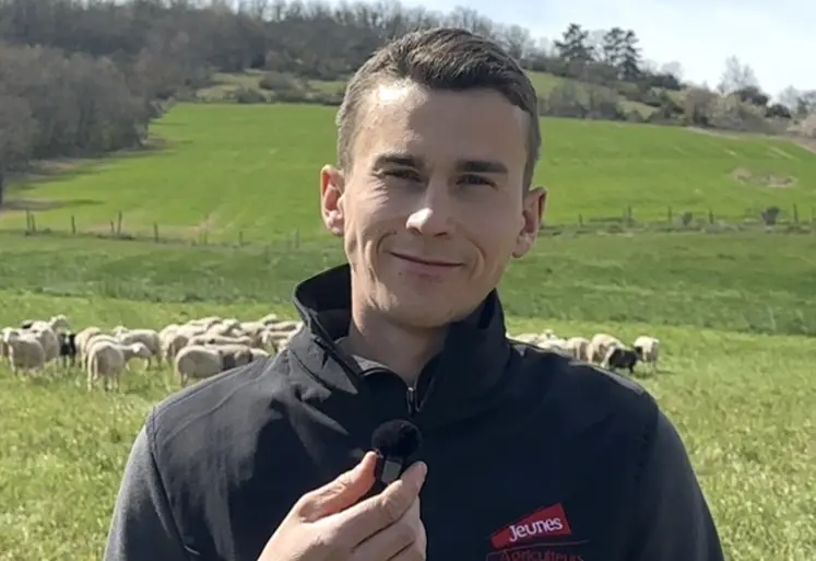 Romain Merle, agriculteur et membre des JA63