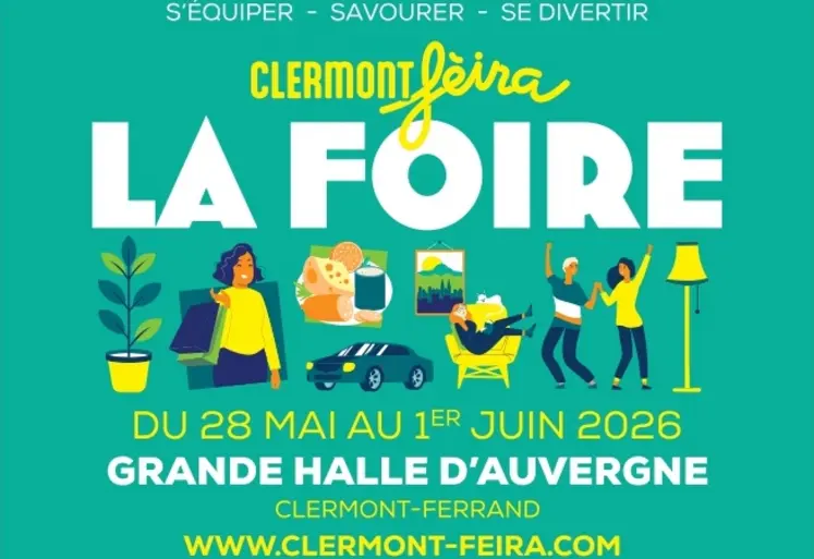 Affiche de Clermont Fèira 2026.