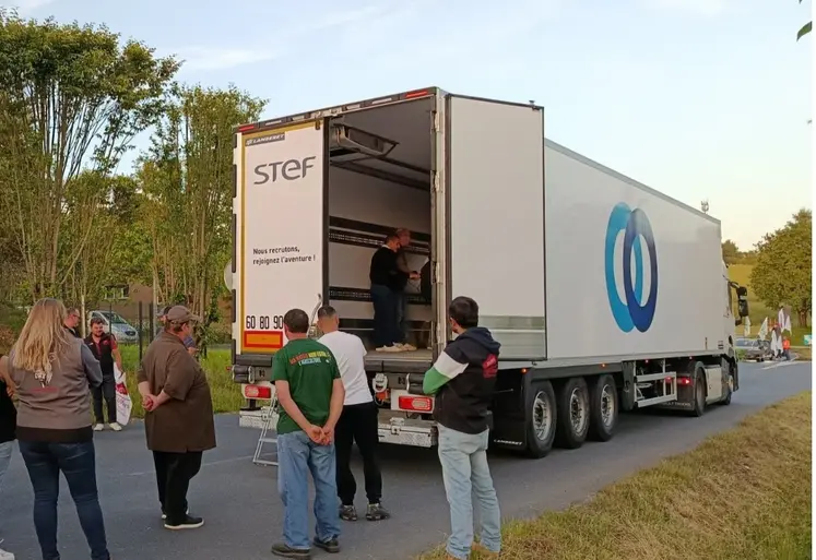 contrôle de camions