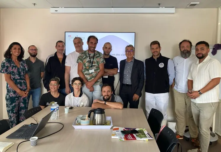 Journée de clôture de formation pour neuf demandeurs d'emploi qui au terme de trois semaines de formation ont tous décroché un travail chez Tradival.