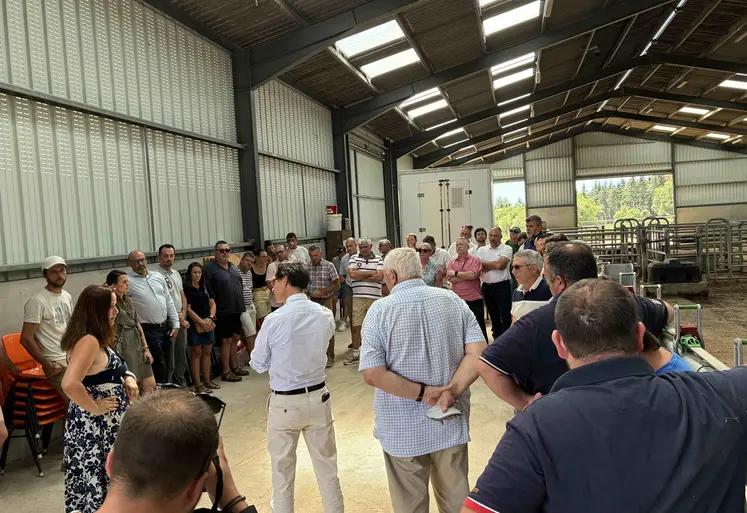 rencontre JA03 et préfet de l'Allier à Cressanges