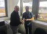 Jean-Luc Niveau remet les clés à Jean-Marie Colon, nouveau président du Comité Technique Départemental de la Safer Creuse