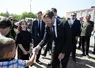 Fabrice Pannekoucke en visite dans le village de Khot en Arménie. 