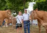 Jeannot et Paul, le plus ancien et le plus jeune des éleveurs au comice de Juillac