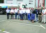 40 ans, anniversaire équipe Sodiaal, camion, ramassage de lait, usine LFO de Saint-Mamet
