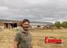 Nicolas Cussac sur son exploitation. 