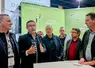 Marc Delage du groupe Carrefour, Daniel Chevreul, directeur général de Terralacta, Jacques Cornelissen, président de Coopal, Laurent Bascoulergue, vice-président de Coopal, Pascal Lerousseau, président de la Chambre d'agriculture de la Creuse et Daniel Couderc, président de la Chambre d'agriculture de la Corréze.