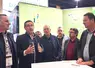 Marc Delage du groupe Carrefour, Daniel Chevreul, directeur général de Terralacta, Jacques Cornelissen, président de Coopal, Laurent Bascoulergue, vice-président de Coopal, Pascal Lerousseau, président de la Chambre d'agriculture de la Creuse et Daniel Couderc, président de la Chambre d'agriculture de la Corréze.