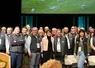 Les élus de la FNB, ici aux côtés de la ministre de l'Agriculture et du président du Sommet, entourés des bénévoles de la FNSEA 63, artisans du congrès;