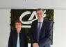 Chantal Debost, présidente du CACF et Frédéric Baraut, directeur général ont dressé le bilan d'activité de la banque, à la veille de l'assemblée générale. 